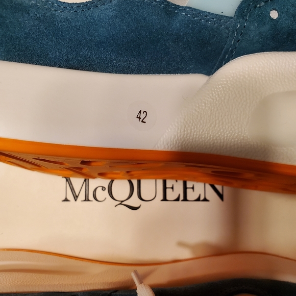 Alexander Mcqueen men Mix - Media trainer sneakers White , Multi Color. 9(EU42) - Picture 11 of 14